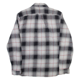 LEVI'S Mens Shirt Grey Check Long Sleeve M