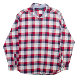 NAUTICA Mens Shirt Red Check Long Sleeve XL