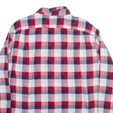 NAUTICA Mens Shirt Red Check Long Sleeve XL