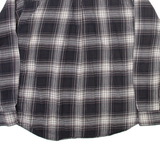 WOOLRICH Mens Shirt Grey Check Long Sleeve L