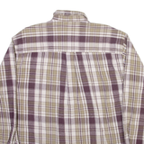 EDDIE BAUER Mens Shirt Beige Check Long Sleeve L