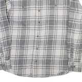 REDHEAD Mens Shirt Grey Check Long Sleeve M