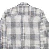 REDHEAD Mens Shirt Grey Check Long Sleeve M