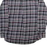 JACHS Mens Shirt Grey Check Long Sleeve S