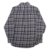 JACHS Mens Shirt Grey Check Long Sleeve S