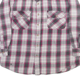 WILLIAMS BAY Mens Shirt White Check Long Sleeve L