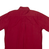 TOMMY HILFIGER Mens Plain Shirt Red M