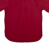TOMMY HILFIGER Mens Plain Shirt Red M