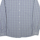 TOMMY HILFIGER Mens Plain Shirt Blue Long Sleeve S