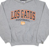 NEFF Los Gatos Football Mens Grey Hoodie USA M
