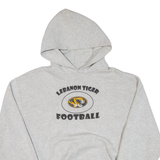 RUSSELL ATHLETIC Lebanon Tiger Football Mens Grey Hoodie USA L