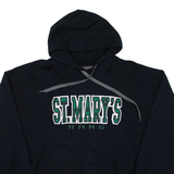 GILDAN St Mary's Rams Mens Black Hoodie USA XL