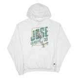 CHAMPION Baseball Mens White Hoodie USA XL