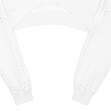 PUMA Sophia Webster Cropped Womens Sweatshirt White Crew Neck S