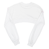 PUMA Sophia Webster Cropped Womens Sweatshirt White Crew Neck S