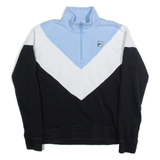 FILA Womens Sweatshirt Black 1/4 Zip S