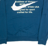 NIKE Mens Sweatshirt Blue M