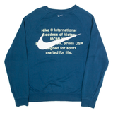 NIKE Mens Sweatshirt Blue M