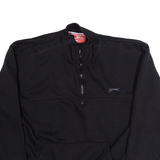 SLAZENGER Womens Sweatshirt Black 1/4 Zip L