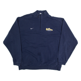 NIKE Bellevue Mens Sweatshirt Blue 1/4 Zip XL