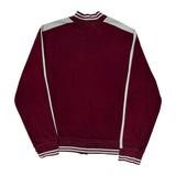 Polo By Ralph Lauren Track Jacket - Medium Burgundy Cotton