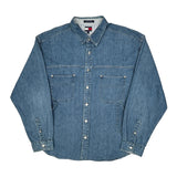 Tommy Jeans Denim Shirt - 2XL Blue Cotton