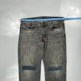 Diesel Hip Hop Jeans - 38W 29L Grey Denim