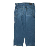 Silver Tab Levis Wide Leg Carpenter Jeans - 38W 34L Blue Cotton