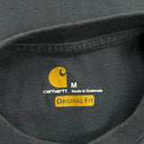 Carhartt Long Sleeve T-Shirt - Medium Blue Cotton