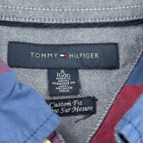Tommy Hilfiger Checked Short Sleeve Shirt - XL Blue Cotton