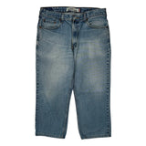 Levis Slim Jeans - 34W 30L Light Wash Cotton