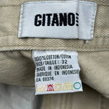 Gitano Shorts - 30W 10L Beige Cotton
