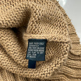 Polo By Ralph Lauren 1/4 Zip - 2XL Beige Cotton