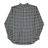 Ralph Lauren Checked Shirt - 2XL Blue Cotton
