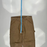Unbranded Carpenter Trousers - 32W 30L Brown Cotton