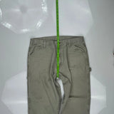 Dickies Carpenter Trousers - 36W 34L Grey Cotton