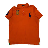 Polo Crest Custom Fit Polo By Ralph Lauren Polo Shirt - XL Orange Cotton