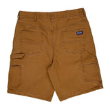 Big Smith Carpenter Shorts - 34W 10L Brown Cotton