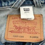 Levis Denim Jacket - XL Blue Cotton
