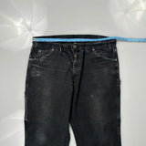 Dickies Carpenter Pants - 38W 30L Black Cotton
