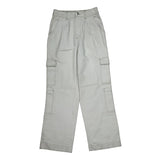Revival Cargo Pants - 26W US 4 White Cotton