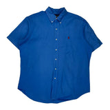 Ralph Lauren Short Sleeve Shirt - XL Blue Cotton