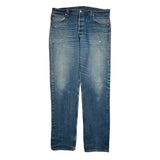 501 Levis Jeans - 36W 30L Blue Cotton