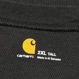 Force Carhartt Tall Long Sleeve T-Shirt - 2XL Gray Cotton