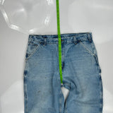 Carhartt Double Knee Carpenter Pants - 38W 31L Blue Denim