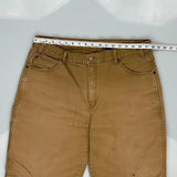 Dickies Cargo Shorts - 35W 10L Brown Cotton
