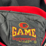 Made In USA Game Varsity Jacket - XL Black Leather