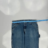 Wrangler Carpenter Jeans - 35W 32L Blue Denim