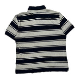 Tommy Hilfiger Striped Polo Shirt - XL Grey Cotton