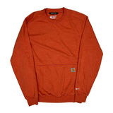 Force Carhartt Sweatshirt - Medium Orange Cotton